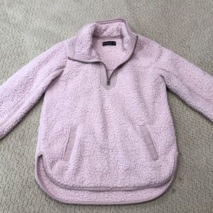 Abercrombie and Fitch pink Sherpa